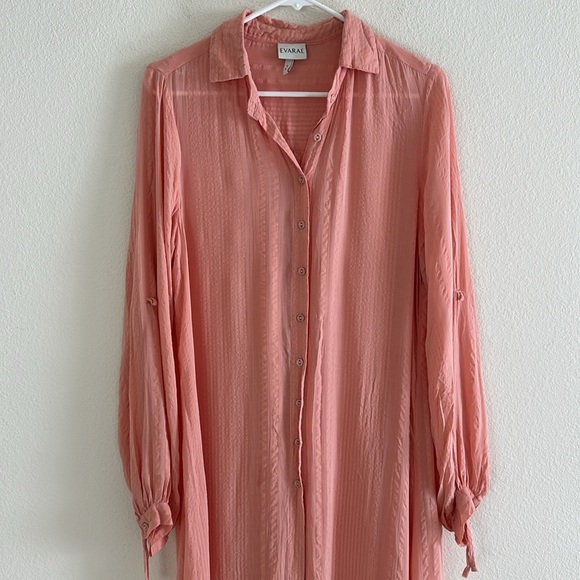 Evarae Button Down Midi dress - Picture 2 of 11